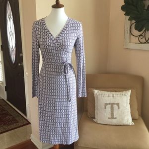 Boden midi wrap dress